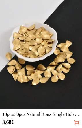 10pcs/50pcs Natural Brass Single...