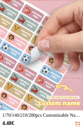 1/70/140/210/280pcs Customizable...