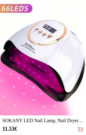 SOKANY LED Nail Lamp Nail Dryer UV...
