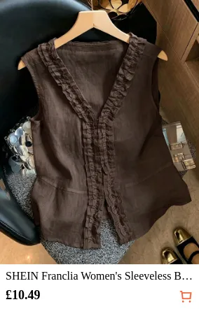 SHEIN Franclia Women s Sleeveless...