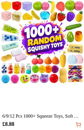 6/9/12 Pcs 1000+ Squeeze Toys Soft...
