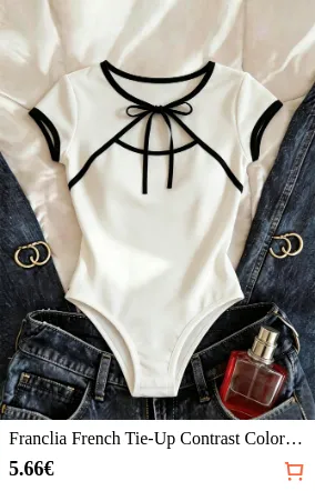 Franclia French Tie-Up Contrast...