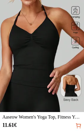 Aaseow Women s Yoga Top Fitness...