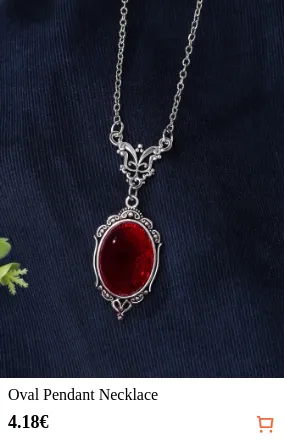 Oval Pendant Necklace