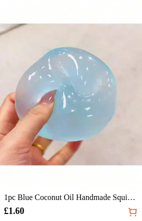 1pc Blue Coconut Oil Handmade...