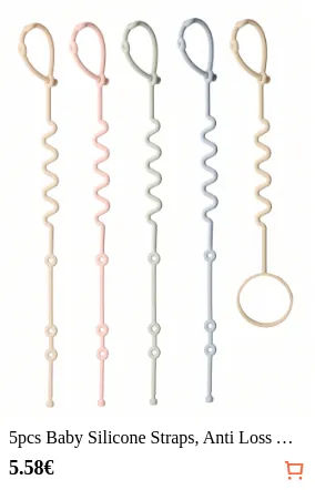 5pcs Baby Silicone Straps Anti...