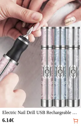Electric Nail Drill USB...