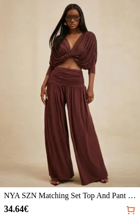 NYA SZN Matching Set Top And Pant...