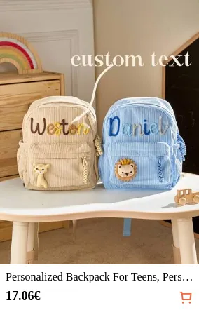 Personalized Backpack For Teens, Personalized Gift For Boys And Girls Back To School Season, Customized Backpack For Back To School Season, Lightweight, Durable