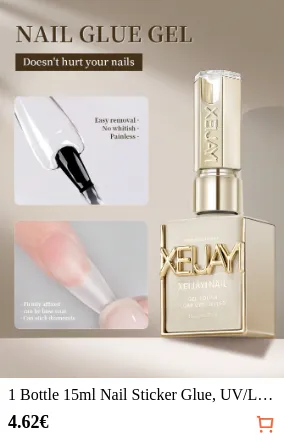 1 Bottle 15ml Nail Sticker Glue UV...