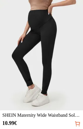 SHEIN Maternity Wide Waistband...
