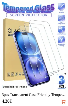 3pcs Transparent Case Friendly...
