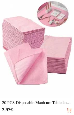 20 PCS Disposable Manicure Tablecloths Waterproof Oil-Proof Penetration-Proof Foldable Table Pads Cleaning Pads Dental Bibs Salon Practice Manicure Dentist Medical Pads Table Cover Supplies Nail Tech